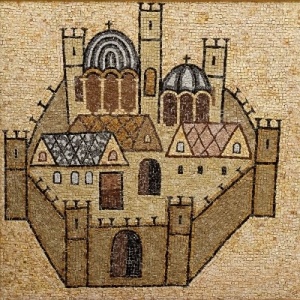 Mosaïque - La Jérusalem Céleste